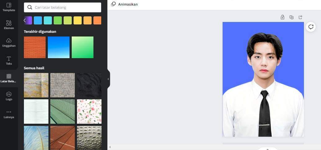 Cara Edit dan Membuat Pas Foto Kemeja Putih Dasi Hitam Pria, Wanita dan Wanita Hijab Secara Online Tanpa Aplikasi Dengan Template serta Latar Merah, Atau Latar Biru di HP Android, Iphone, Laptop Maupun Komputer (PC).