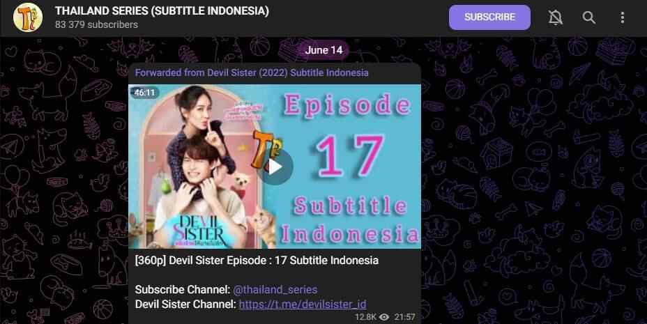Situs, Aplikasi, Channel Telegram dan Youtube Tempat Download, Streaming atau Nonton Film / Drama Thailand Subtitle Indonesia (Sub Indo) Secara Online dan Gratis Lengkap Dengan Caranya.
