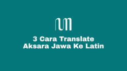 Translate Aksara Jawa Ke Latin Online
